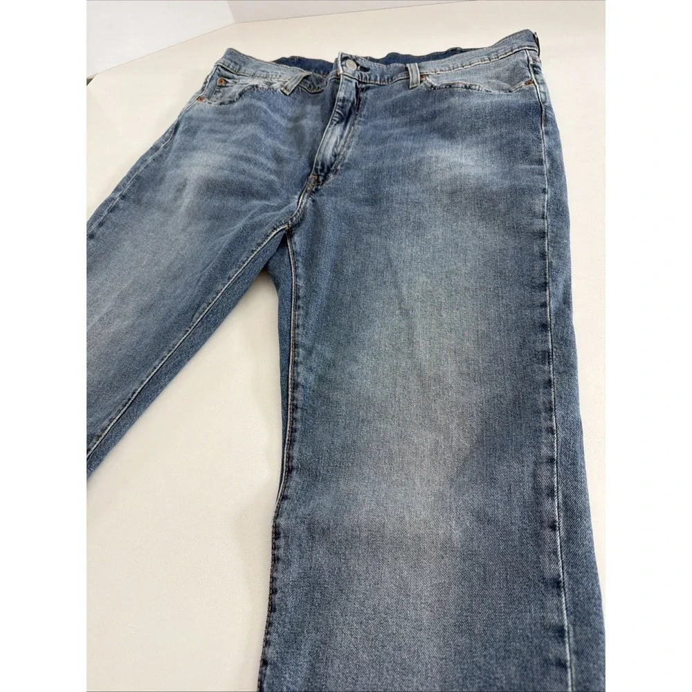 Vintage Levi's 514 Big E Premium Jeans Men's 40x30 Light Wash Straight Leg
